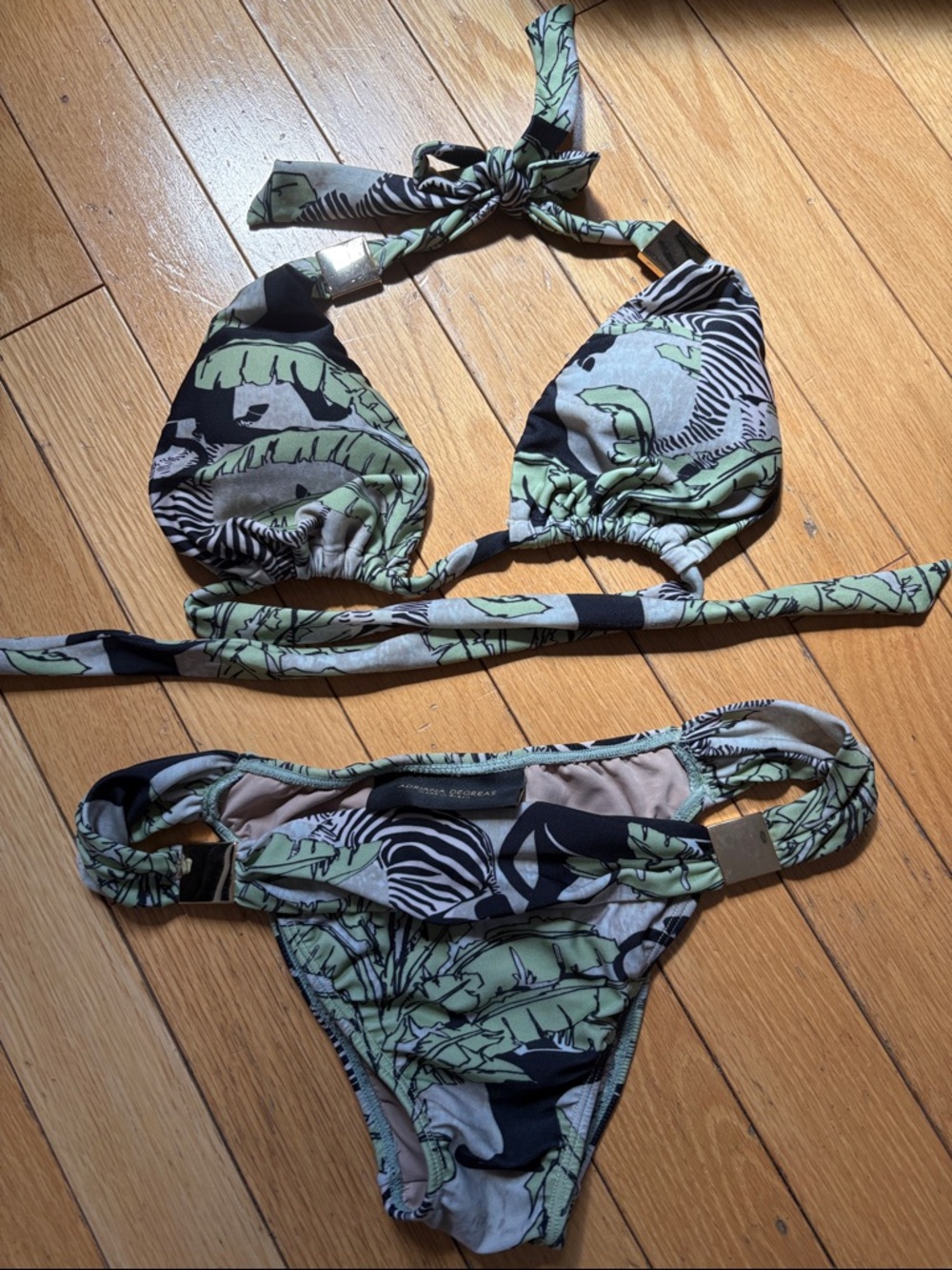 Adriana Degreas Print Bikini Set M
